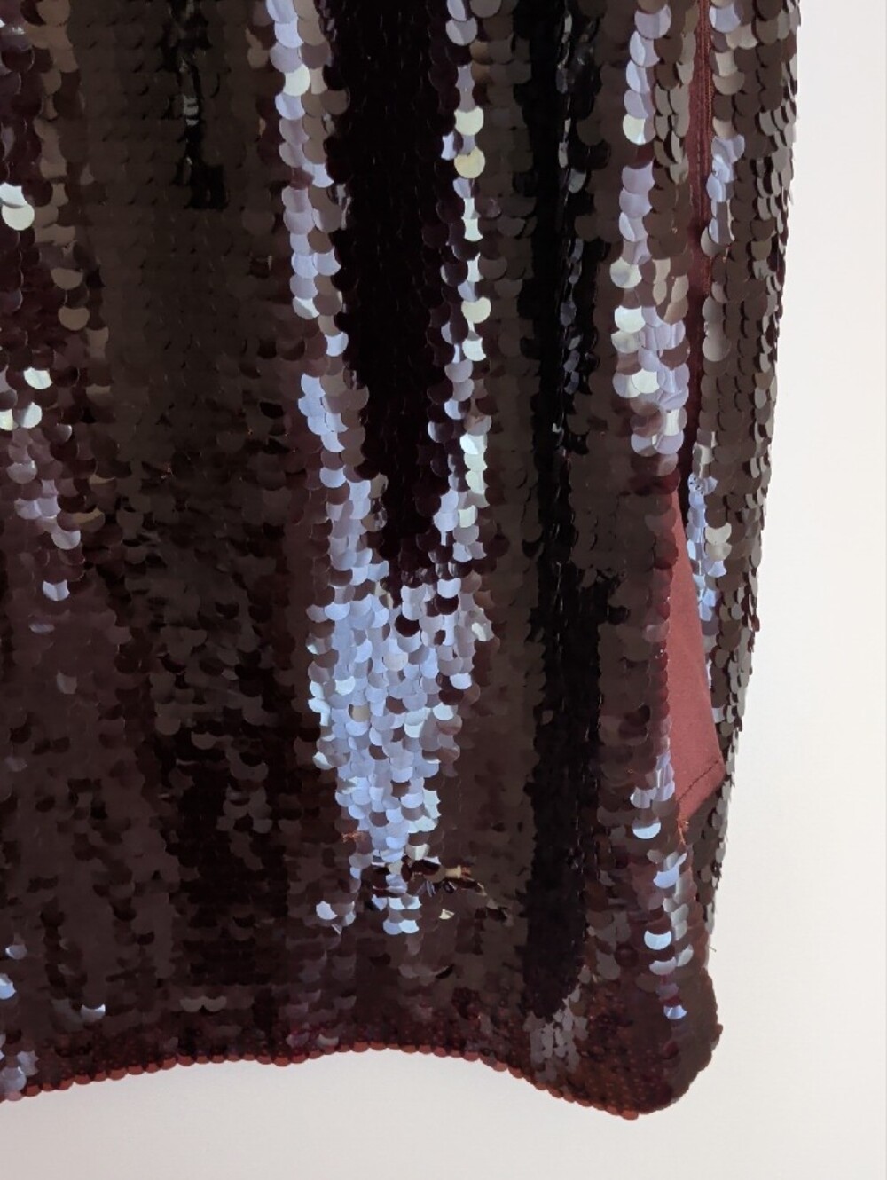 Astr The Label Brown Sequin Pencil Skirt - Picture 4 of 11